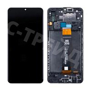 Дисплей для Samsung Galaxy A02 (A022G) модуль c рамкой Черный - OR Ref. (SP)