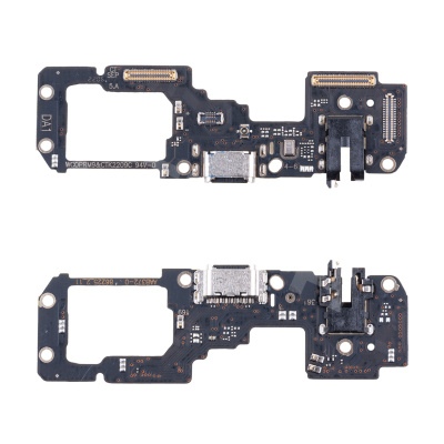 Шлейф для Realme 9 5G (RMX3474) плата на системный разъем/разъем гарнитуры/микрофон