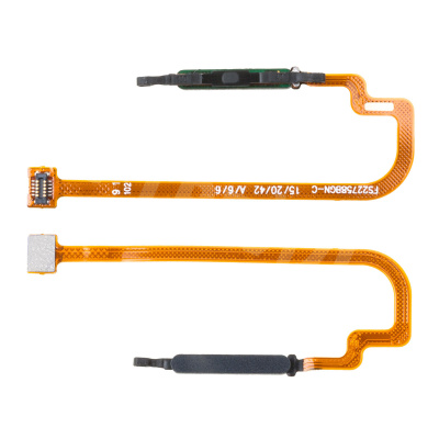 Шлейф для Xiaomi Poco M3/Redmi 9T (M2010J19CG/M2010J19SY) сканер отпечатка пальцев Черный