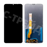Дисплей для OPPO A17 (CPH2477) в сборе с тачскрином Черный - Оптима