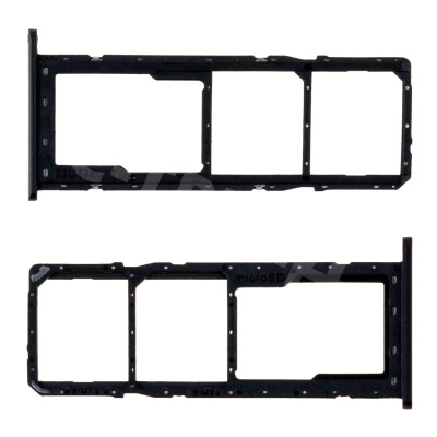 Держатель SIM для Samsung Galaxy A11 (A115F) Черный