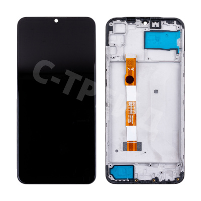 Дисплей для Vivo Y20 (V2027) модуль с рамкой Черный - OR