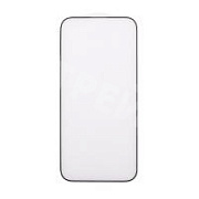 Защитное стекло "Матовое" для iPhone 15 Pro Черный (Закалённое, полное покрытие)