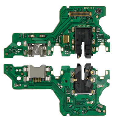 Шлейф для Huawei Honor 9C (AKA-L29) плата на системный разъем/разъем гарнитуры/микрофон