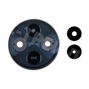 Стекло камеры для Xiaomi Redmi 14C/Poco C75 (2411DRN47C/2410FPCC5G) в сборе с рамкой Черный