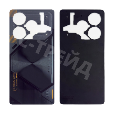 Задняя крышка для Tecno Pova 6 4G (LI7) Серый - Премиум