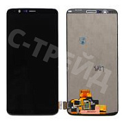 Дисплей для OnePlus 5T (A5010) в сборе с тачскрином Черный - (OLED)