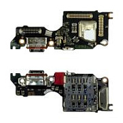 Шлейф для OPPO Reno 14 F 5G (CPH2743) плата системный разъем/разъем SIM/микрофон - Премиум