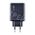 Сетевое зарядное устройство USB/Type-C GaN (65W, QC3.0, PD, 2 порта) Черный