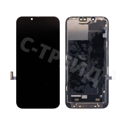 Дисплей для iPhone 13 (A2635) в сборе с тачскрином Черный - OR (SP) (с верификацией “Новая запчасть”)