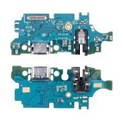 Шлейф для Samsung Galaxy A15 4G/5G/M15 5G (A155F/A156B/M156B) плата системный разъем/разъем гарнитуры/микрофон - Премиум