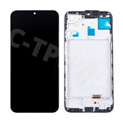 Дисплей для Samsung Galaxy A15 4G/5G (A155F/A156B) модуль с рамкой Черный - (OLED) (Full Size)