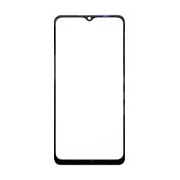 Стекло для переклейки Samsung Galaxy M12 (M127F) с OCA пленкой Черный - OR (Mitsubishi)