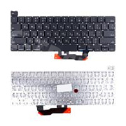 Клавиатура для ноутбука MacBook Pro 13" A2251 (2020, прямой Enter RU) Черный