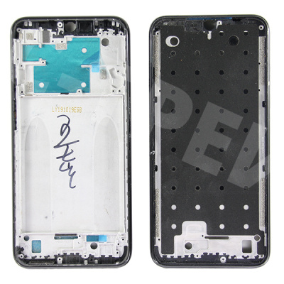 Рамка дисплея для Xiaomi Redmi Note 8/8 2021 (M1908C3JC/M1908C3JGG) Черный (возможен дефект ЛКП)