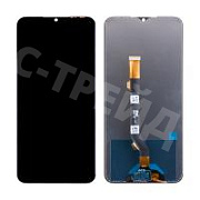 Дисплей для Tecno Spark 9 Pro/9T/9 Pro Sport (KH7n) в сборе с тачскрином Черный - Оптима