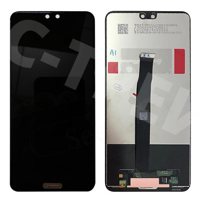 Дисплей для Huawei P20 (EML-L29) в сборе с тачскрином Черный - Оптима