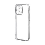 Чехол-накладка для iPhone 15 Pro (с защитой камеры, прозрачный)
