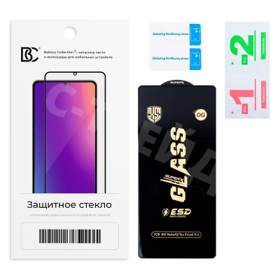 Защитное стекло "Премиум" для Tecno Pova 6 Pro 5G/Camon 30 4G/5G/40 4G Черный