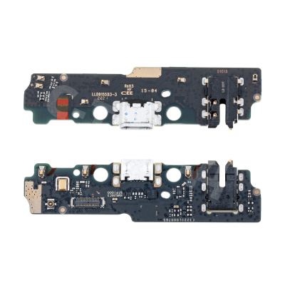 Шлейф для Xiaomi Redmi A1/A1+/A2+ (220733SFG/220733SG/23028RNCAG) плата на системный разъем/разъем гарнитуры/микрофон - Премиум