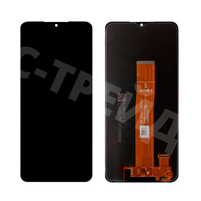 Дисплей для Samsung Galaxy A12 Nacho (A127F) в сборе с тачскрином Черный - Оптима