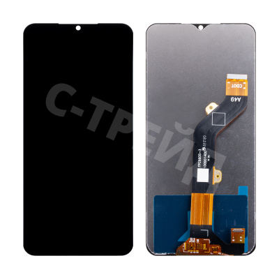 Дисплей для Itel A49 (A661L) в сборе с тачскрином Черный - Оптима