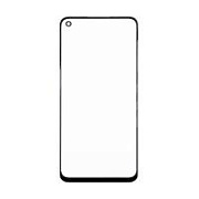 Стекло для переклейки Realme 9 5G/9 Pro/Q5 (RMX3474/RMX3472/RMX3478) в сборе с OCA пленкой Черный - OR (Mitsubishi)