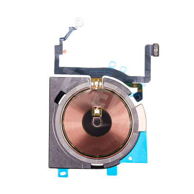 Шлейф для iPhone 15 (A3090) на беспроводную зарядку/вспышку/микрофон - Премиум