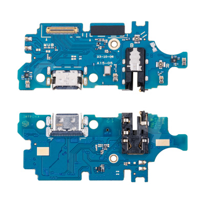 Шлейф для Samsung Galaxy A15 4G/5G/M15 5G (A155F/A156B/M156B) плата системный разъем/разъем гарнитуры/микрофон