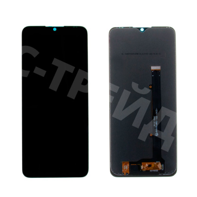 Дисплей для ZTE Blade V2020 Smart в сборе с тачскрином Черный - Оптима