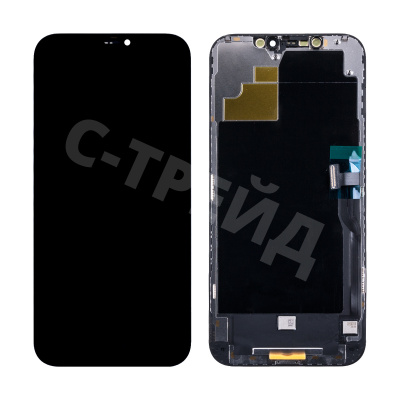 Дисплей для iPhone 12 Pro Max (A2411) в сборе с тачскрином Черный - (In-Cell) (площадка под IC)