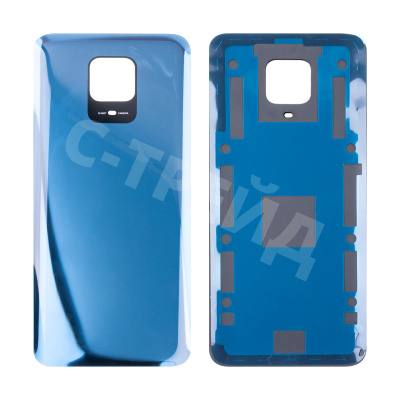 Задняя крышка для Xiaomi Redmi Note 9S/9 Pro (M2003J6A1G/M2003J6B2G) Серый - Премиум