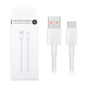 Кабель USB - Type-C для Huawei (6A, 66W, чип SuperCharger) Белый - OR