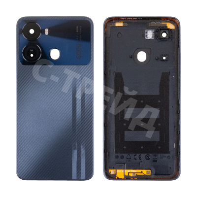 Задняя крышка для Itel P40 (P662LN) Черный - Премиум