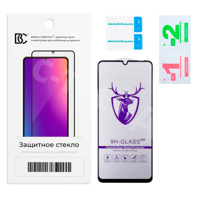 Защитное стекло "Премиум" для Huawei Nova Y70/Y70 Plus/Y71/Y72/Y72S/Y63/Honor X7 Черный