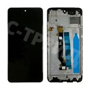 Дисплей для Tecno Pova 3 (LF7n) модуль с рамкой Черный - OR