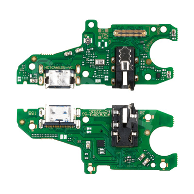 Шлейф для Huawei Honor X7 (CMA-LX1/CMA-LX2) плата на системный разъем/разъем гарнитуры/микрофон