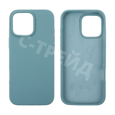 Чехол-накладка Soft Touch для iPhone 16 Pro Max Морская волна