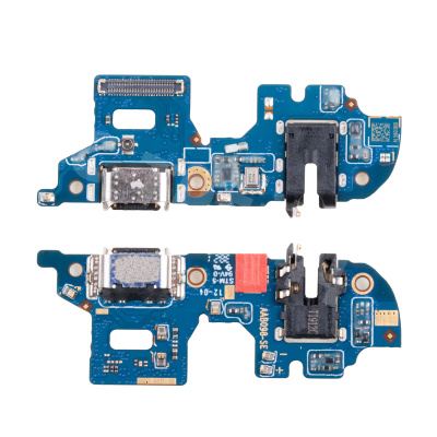 Шлейф для Realme 8i (RMX3151) плата на системный разъем/разъем гарнитуры/микрофон - Премиум