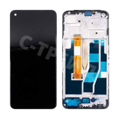 Дисплей для Realme 9 Pro/Q5 (RMX3472/RMX3471) модуль с рамкой Черный - OR