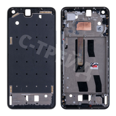 Рамка дисплея для Xiaomi 11 Lite 5G NE/Mi 11 Lite 4G/5G (2109119DG/M2101K9AG/M2101K9G) Черный (возможен дефект ЛКП)