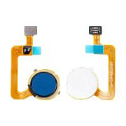 Шлейф для Xiaomi Redmi 12C (22120RN86G) сканер отпечатка пальцев Синий