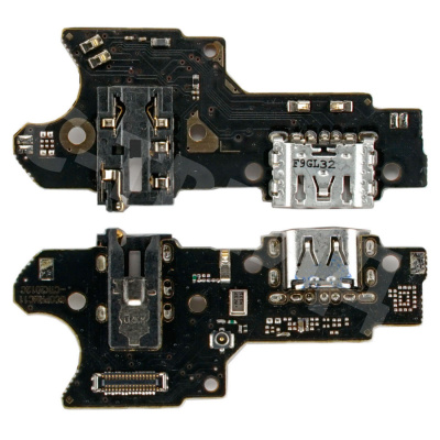 Шлейф для Realme C11/C15 (RMX2185/RMX2180) плата на системный разъем/разъем гарнитуры/микрофон