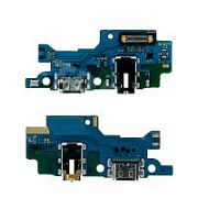 Шлейф для Samsung Galaxy M30s/M21/M31 (M307F/M215F/M315F) плата системный разъем/разъем гарнитуры - Премиум