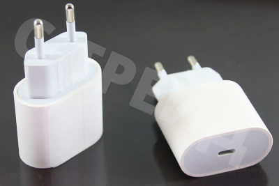 Сетевое зарядное устройство Type-C для iPhone (20W, PD) (тех.упак.) Белый - OR