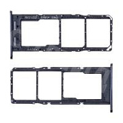 Держатель SIM для Samsung Galaxy A14 4G (A145F) Черный