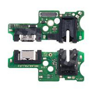 Шлейф для Infinix Note 12 Pro (X676B) плата на системный разъем/разъем гарнитуры/микрофон - Премиум