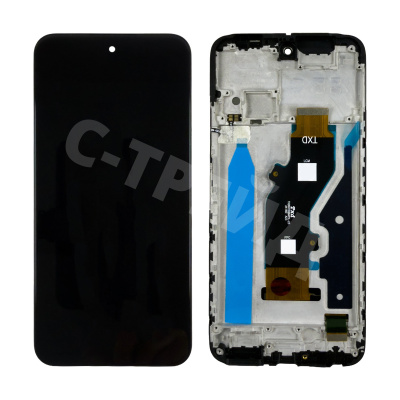 Дисплей для Tecno Spark 30C 4G (KL5n) модуль с рамкой Черный - OR
