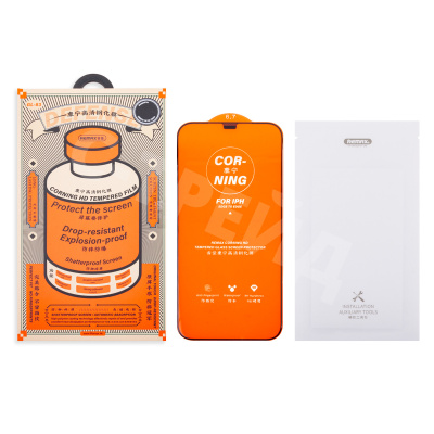 Защитное стекло Remax Medicine Glass GL-83 для iPhone 12 Pro Max (сверхпрочное) Черный