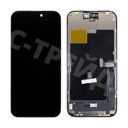 Дисплей для iPhone 15 Pro (A3102) в сборе с тачскрином Черный - (In-Cell, Full HD, 120 Гц) (площадка под IC)